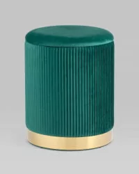 Банкетка Шарлотта с ящиком велюр Зеленый