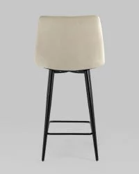 Стул полубарный Джанго велюр Бежевый