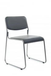 Кресло Никс РCХ ОМКЛ-01 Серый/Металл окрашенный Хром / Nix RCH OMKL-01