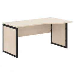 Стол письменный правый КСТЕН-КП КСКПCЕТ 169 Р Бук Тиара Антрацит / XTEN-QP XQPCET R