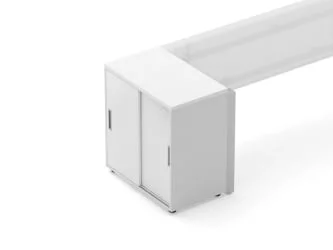 Тумба-купе Дека 9.02.07 Белый / Deka