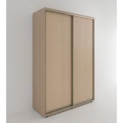 Шкаф-купе 2-х дверный Акцент-Сим Д 1400х600 Дуб молочный