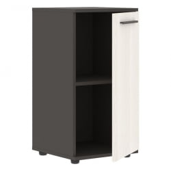 Шкаф колонка с глухой малой дверью ЕДИС ЕЛCС 42.1 Ясень Траун Мокко Мокко / EDIS ELCS