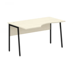 Стол эргономичный левый ИМАГО Плус СА-2П(Л) Клен Черный / IMAGO Plus СА-2P(Л)