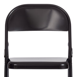 Стул со спинкой ФОЛДЕР (мод. 3023(ИИ)) металлический, 46,5 кс 48 кс 75, (Блаcк) / FOLDER (mod. 3023(II)) x x (Black)