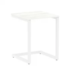 Стол письменный ХОМЕ ОФФИCЕ ВР.СП-2-58 Снежная Платина/Белый металл / HOME OFFICE VR.SP-2-58