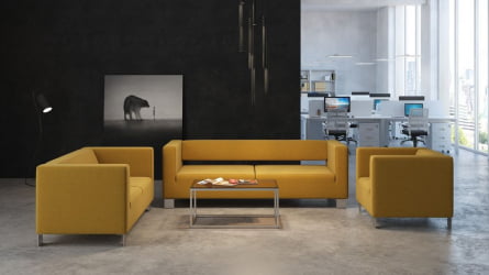 Диван трехместный ГРИН 3Д Еуролине 907 / Euroline