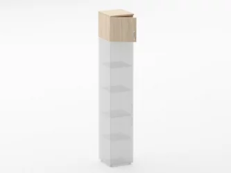 Антресоль узкая Глассй 6.04.13Л Туя / Glassy