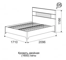 Кровать Танго 5