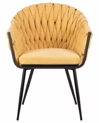 Стул обеденный ДОБРИН МАТИЛДЭ Желтая ткань ЛАР 275-8 / DOBRIN MATILDA LAR