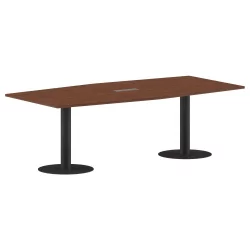 Конференц-стол на 6-8 человек ИМАГО ПРГ-4 Орех французский-антрацит / IMAGO