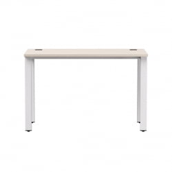 Стол прямой на металлокаркасе, опоры 90 гр Еверпроф ЕВО 254С006 Кашемир Белый / Everprof EVO 254S006