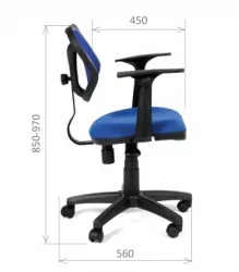 Офисное кресло для оператора CХАИРМАН 450 Нев синий / CHAIRMAN New
