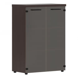 Шкаф со стеклянными дверьми и топом Торр ЛУКС ТМC 85.2 Венге Магия / Torr LUX TMC