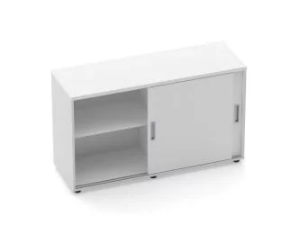 Тумба-купе для рабочего модуля Дека 9.02.125 Белый / Deka