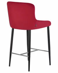 Стул полубарный ДОБРИН CХРИСТИАН 65  Бордовый велюр В108-85 / DOBRIN CHRISTIAN V108-85