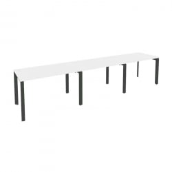 Рабочая станция на П-образном м/к ОНИКС О.МП-РС-3.2.7 Белый Бриллиант/Антрацит / ONIX O.MP-RS-3.2.7