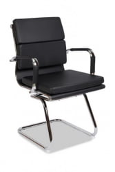 Кресло для посетителей Коллеге CЛГ-630 ЛКСХ-C Блаcк / College CLG-630 LXH-C Black