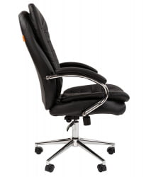 Кресло руководителя CХАИРМАН 795 кожа Черный / CHAIRMAN
