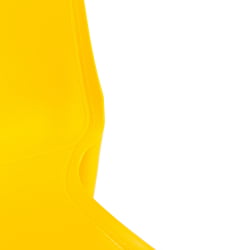 Стул ГЕНИУС (мод 75) металл/пластик, 46кс56кс84cм, желтый/ножки хром / GENIUS (mod 46x56x84cм,