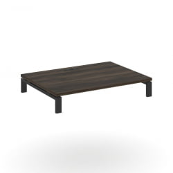 Стол надставка на две опорные тумбы CОНCЕПТ CН.ОСН-005 Дуб Мали Черный / CONCEPT CN.OSN-005