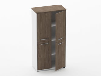 Шкаф 3 широкий закрытый, 4 двери Дека 10.16.121 Дуб Верцаска/Белый / Deka