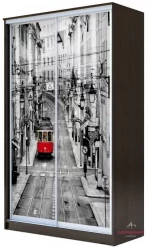 Шкаф-купе Хит-24-14-77 Лондон Аруба Венге