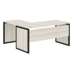 Стол письменный угловой правый КСТЕН-КП КСКПCТ 1615 Р Сосна Эдмонт Антрацит / XTEN-QP XQPCT R