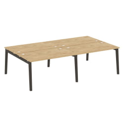 Рабочая станция ОНИКС ВООД ОВ.Д.РС-4.3.8 Тиквуд Светлый/Темный / ONIX WOOD OW.D.RS-4.3.8