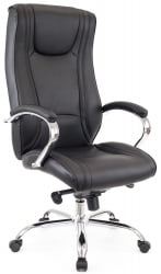 Кресло руководителя Кинг М экокожа Черный / King M