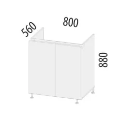 Напольный шкаф под мойку Дакота 103.51