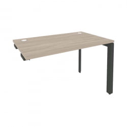 Стол-приставка на П-образном м/к к опорным элементам ОНИКС О.МП-СПР-2.7 Дуб Аттик/Антрацит / ONIX O.MP-SPR-2.7