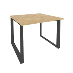 Стол переговорный (1 столешница) ОНИКС О.МО-ПРГ-1.1 Тиквуд Светлый/Антрацит / ONIX O.MO-PRG-1.1