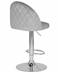 Стул барный ДОБРИН МИЛАНА Серый велюр МДЖ9-75 / DOBRIN MILANA MJ9-75