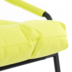 Диван прямой Ерго / Эрго рогожка с водоотталкивающей пропиткой, Лайм / Ergo