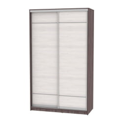 Шкаф-купе белый Б-220х135х60-3(ЯАТ-ЯАС-Д7Д7) / B-220х135х60-3(ЯАТ-ЯАС-D7D7)