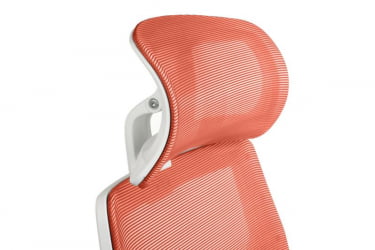 Кресло Оливер РCХ В-203АC Белый пластик/Оранжевый / Oliver RCH W-203AC