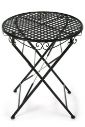 Маленький обеденный стол Сеcрет Де Маисон Патио черный / Secret De Maison Patio