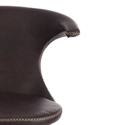 Стул ФЛАИР (мод. 9020) экокожа/металл, 60 х 56 х 78 см , коричневый 1/черный / FLAIR (mod.