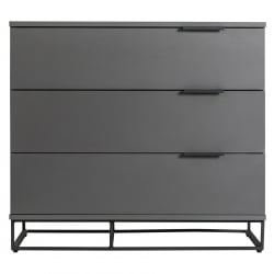 Комод CИТЙ 400955801х Графит / CITY 400955801h