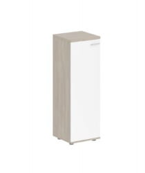 Шкаф средний правый Сигма СГ.814.ОД.ВХ.Р Дуб темный Белый / Sigma SG.814.OD.WH.R