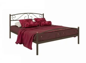 Кровать Вероника Плус 1200х2000 Коричневая / Plus