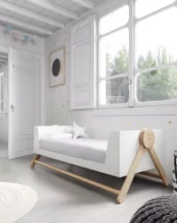 Детский комод Микуна Свинг Б-1837 Вхите/Ватервоод / Micuna Swing B-1837 White/Waterwood