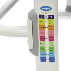 Комплект парта и стул с чехлом РИФФОРМА СЕТ-10 Белый Серый / RIFFORMA SET-10