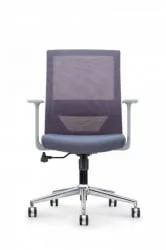 Кресло офисное ТРЭНД ГРЕЙ ЛБ Серая сетка / GREY LB