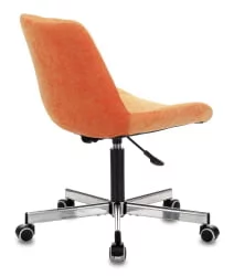 Кресло для оператора Бюрократ CХ-350М Оранжевый Велвет 72 / CH-350M Velvet