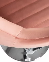 Стул барный ДОБРИН CХАРЛЙ Пудрово-розовый велюр МДЖ9-32 / DOBRIN CHARLY MJ9-32