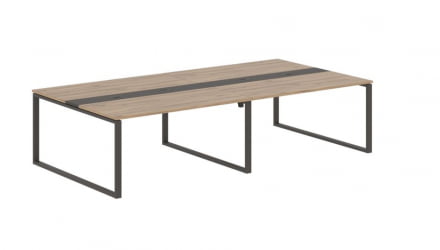 Переговорный стол ЕДИС ЕКCТ 3116 Дуб Денвер светлый Мокко Мокко / EDIS EQCT