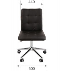 Кресло для оператора CХАИРМАН 030 чроме ткань Т-6 Бежевый / CHAIRMAN chrome T-6