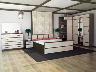 Шкаф купе Сакура 1,5 м